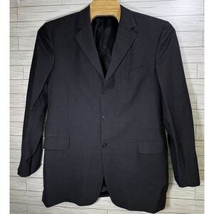 Brooks Brothers 346 Wool Stretch Blazer Sz 42L (45L)  Suit Jacket Charcoal